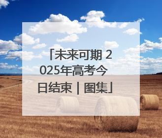 未来可期 2025年高考今日结束｜图集